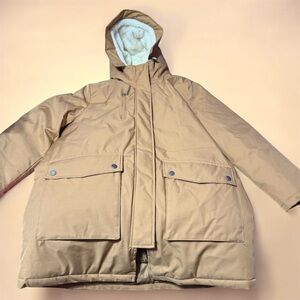 BearPaw Camel Hooded Parka